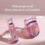 Portable Glitter Powder Wide Angle Eyelash Curler