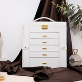 Luxury Leather Jewelry Storage Box