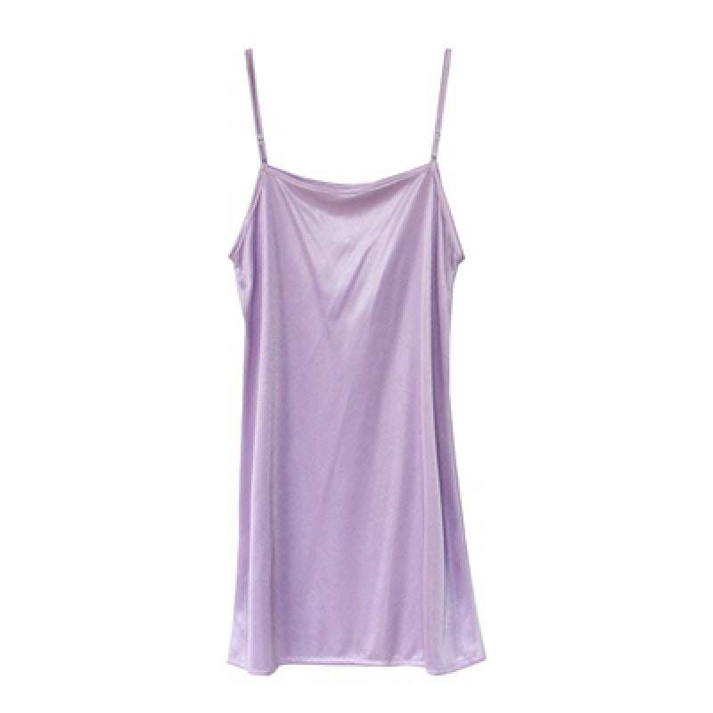 Thin Shoulder Strap Spring & Summer Dress Slip Petticoat