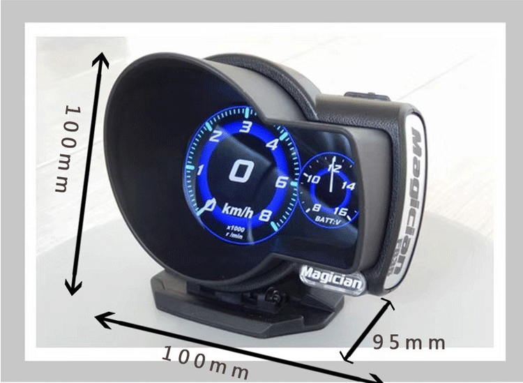 "Magic OBD LCD Car Gauge with Multi-Function Display"