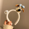 Cute Purple Plush Monster Headband Hair Accessory