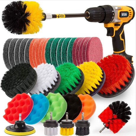 37-Piece Brush Cleaning Combo Set