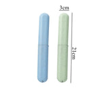Portable Wheat Straw Travel Toothbrush Storage Box