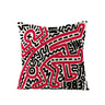 Kaisar Linen Cartoon Heart Pillowcase for Home Decor