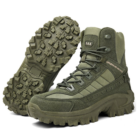 Men's Comfortable Lace-up Hiking Shoes for Outdoor Use