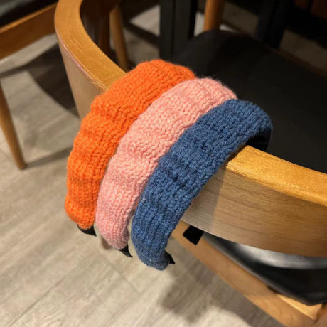Retro Woolen Headbands and Hair Accessories for Women