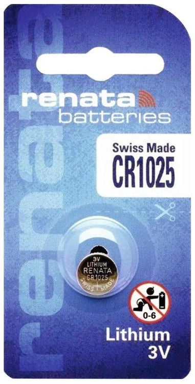 Renata Lithium CR1025 Button Battery (1pc)