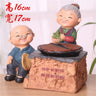 Creative Elderly Couple Figurine for Home Decor Gift