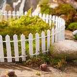 Mini Wooden Fence for Fairy Garden Decor (90x5cm)