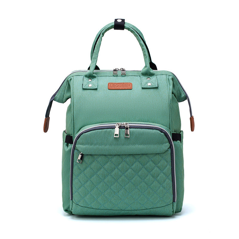 LEQUEEN Stylish Backpack for Moms - Trendy Travel Bag