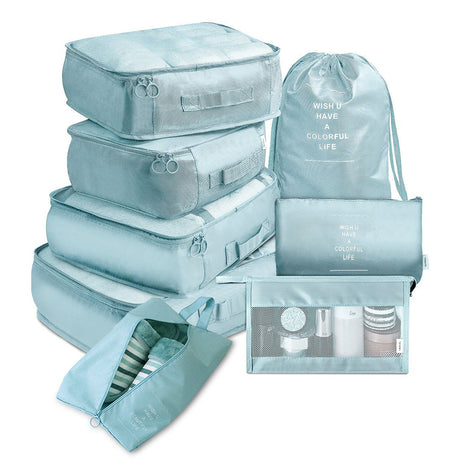 8-Piece Luggage Organizer Set for Travel Storage