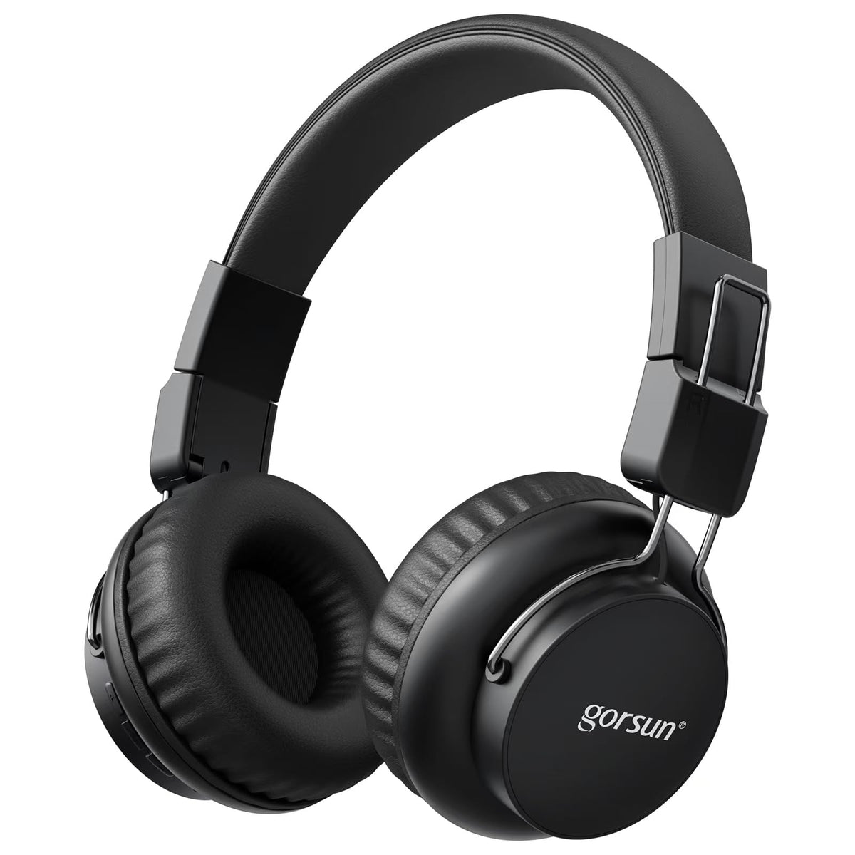 gorsun Bluetooth HeadphonesOn Ear Headphones with HD Mic40MM SpeakerAdjustable Foldable Wireless Headphones 3.5mm Jack Compatible Cellphones Computer MP3/4 Tablet