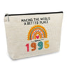 ancpeany Happy 30th Birthday Gifts for Her Women 1995 Dirty 30 Year Old Birthday Decorations Makeup Bag for Wife Sister Best Friend Female Mothers Day Christmas Party Cosmetic Travel Pouch