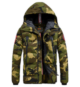 Men's Winter Camouflage Hoodie Jacket (Thick & Warm)