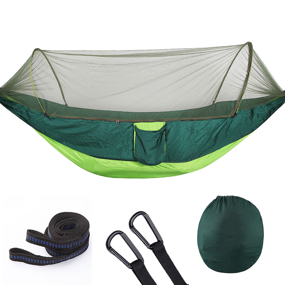 Outdoor Camping Parachute Fabric Mosquito Net Hammock