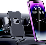 GUWEZ Phone Holder Car Mount for iPhone[Powerful Suction]Phone Mount for Car Dashboard Windshield Air Vent Universal Accessories[Thick Cases Friendly]Automobile Cell Phone Holder Fit iPhone Smartphone
