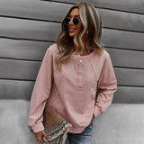 Trendy Women's Long-Sleeved Round Neck Pullover Sweater