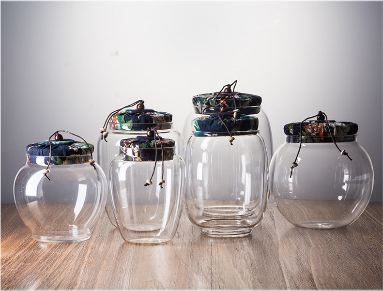 Tea Storage Jar - Glass Container