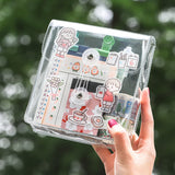 Waterproof Transparent PVC Storage Bag for Office Use