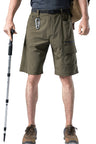 Men's Quick-Dry Multi-Pocket Hiking Cargo Shorts