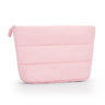 Twofold Travel Makeup Bag Waterproof Toiletry Cosmetic Bag for Women Cute Makeup Organizer Versatile Zipper Pouch Pink