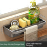 Rag Drain Rack for Kitchen Sink Storage and Organization