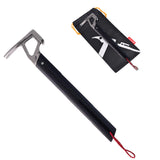 TRIWONDER Tent Stake Hammer Camping Hammer with Stake Remover Lightweight Multi-Functional Mallet Hammer for Outdoor Camping Hiking Backpacking (Black)