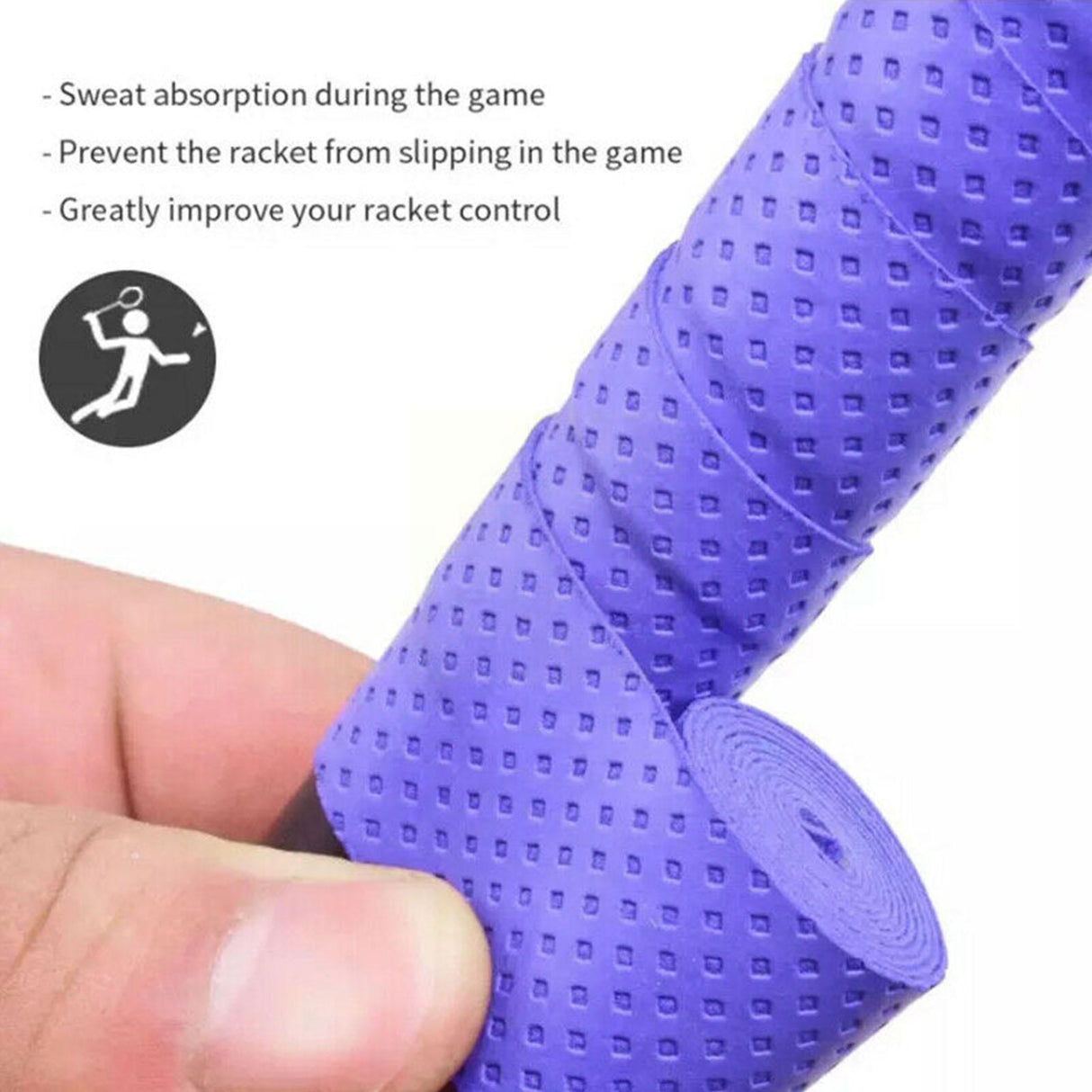 Absorbent Tennis Racket Grip Tape for Quick Handling