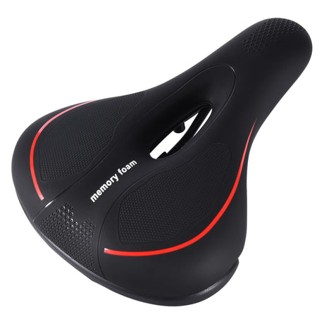 Pro-Bike Tool Bike Seat - Comfortable Gel Cushion for Peloton and Mountain Bikes - Compatible Universally Wide Range Bike Durable Material Easy to Install - Waterproof Cover Included