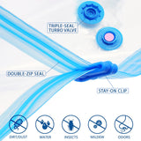 Foldable Transparent Vacuum Storage Bag for Clothes