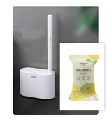 Disposable Toilet Brush with Cleaning Liquid (One Set)