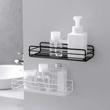 1pc Wrought Iron Bathroom Shelf for Shower Gel Storage