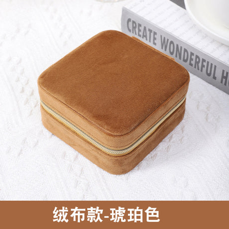 Compact Jewelry Organizer Box for Travel and Storage