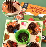 Cross-Border Wooden Educational Toy Hedgehog Game