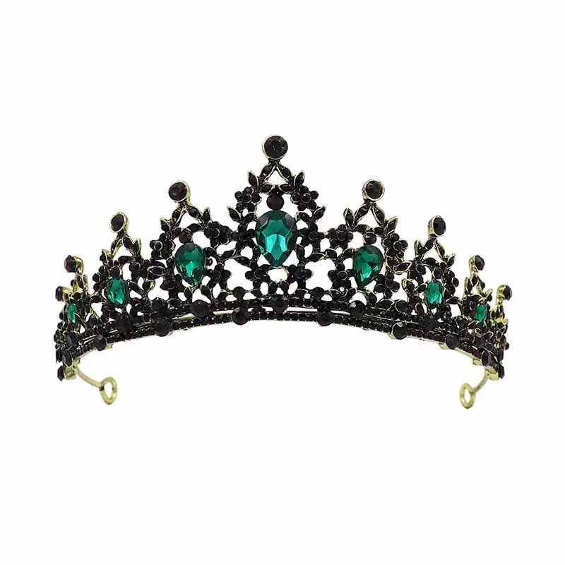 Luxury Rhinestone Bridal Crown Hair Accessory