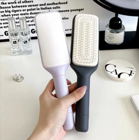 4-in-1 Self-Cleaning Hair Brush