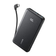 Anker Mobile Powerbank 10000 22.5W Built-In USB-C Cable Black