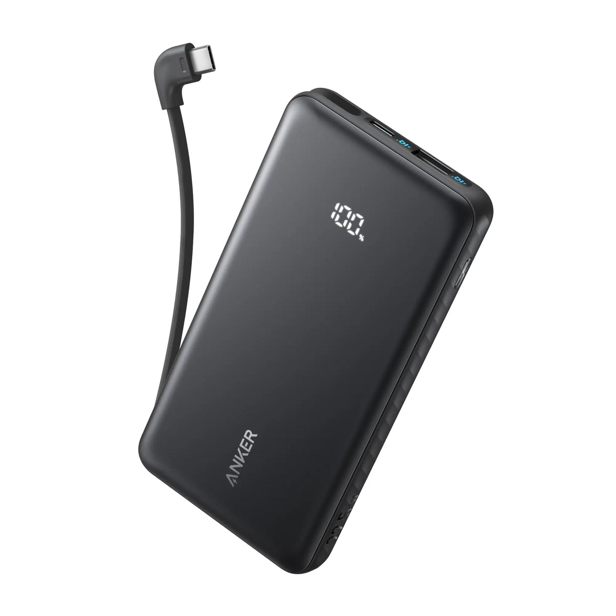 Anker Mobile Powerbank 10000 22.5W Built-In USB-C Cable Black
