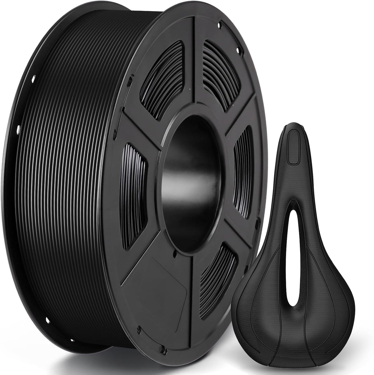 Anycubic ASA Filament Black 1Kg. Ideal Usage: Outdoor sensor housings, marine equipment, car exterior parts, and garden fixtures.