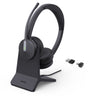 Yealink Headset Wireless Bluetooth 3-Mic NC with B/T Dongle & Charging Stand BH70 Dual Teams