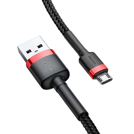 Baseus Cafule Braided MicroUSB Cable 1.5A 2.0m Red