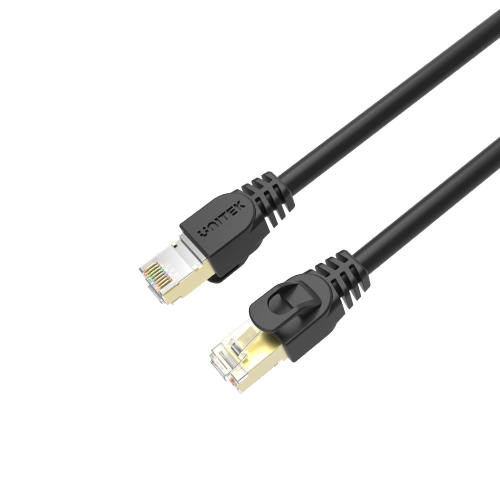 Unitek C1812EBK CAT7 SSTP Pure Copper Ethernet Cable 5.0m Black