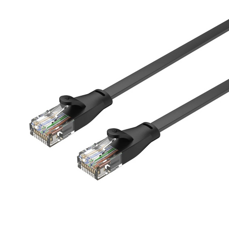Unitek C1813GBK Flat Patch Cable CAT6 10m Black