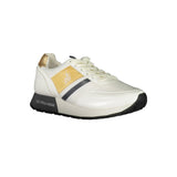 U.S. Polo Sport Shoe White with Gold Details - Women's