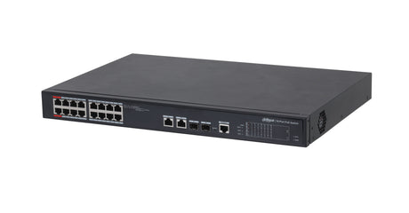 Dahua PoE Switch 16ports+2UP+2SFP 240W Managed PFS4218-16ET-240-V3