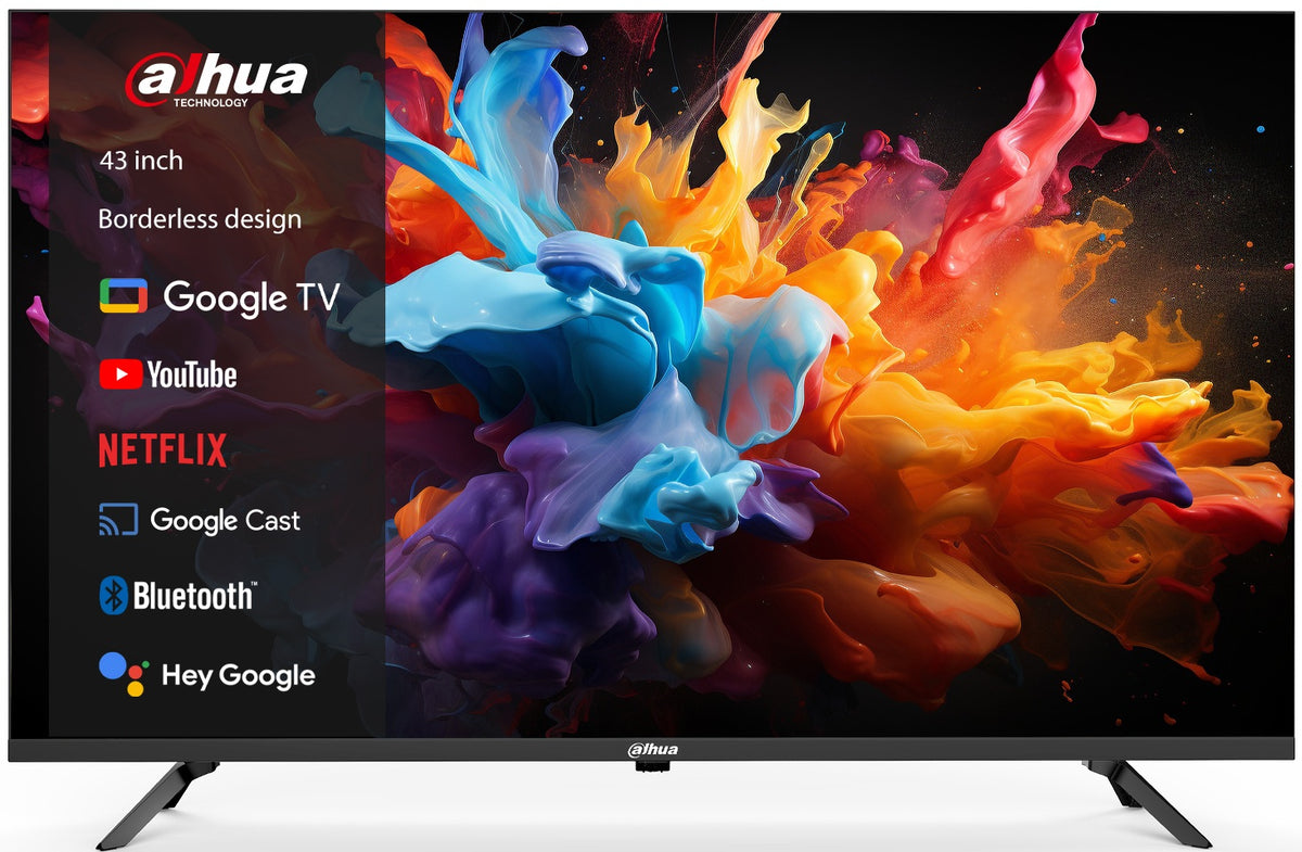 Dahua LTV43-SG200 43'' Full HD Google TV with HDR10, Dolby Digital Plus & Voice Control Remote