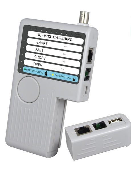 Noyafa Network Cable Tester 4-In-1 for USB, BNC, RJ11 and RJ45 Connections NF-3468