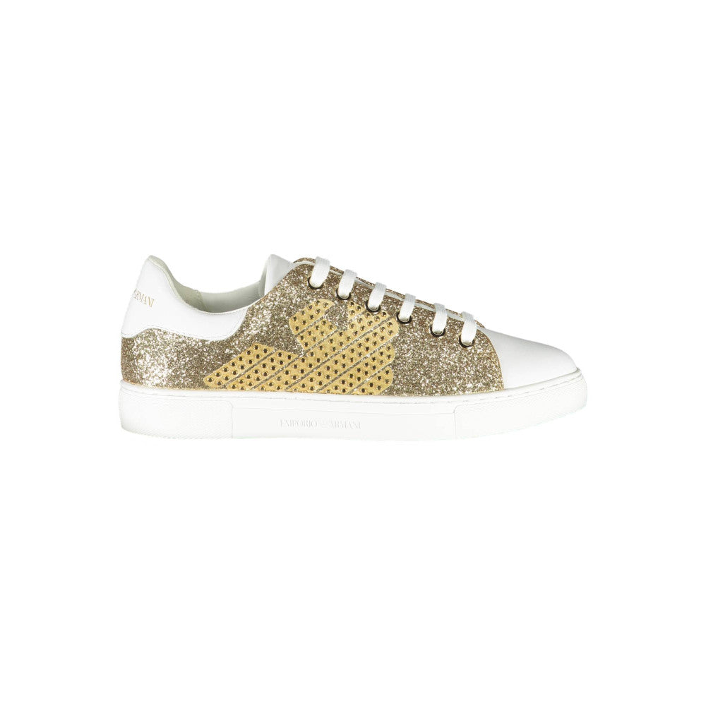 Emporio Armani Sneakers Gold Elegant - Women's