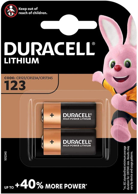 Duracell Lithium CR123A (2pcs) Ultra