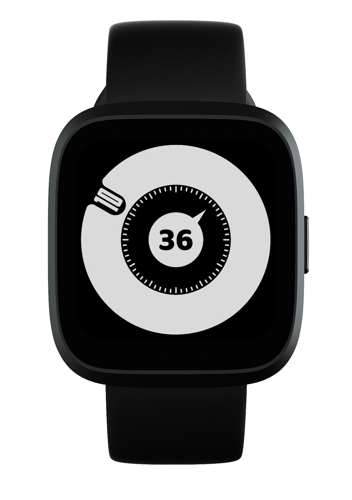 HiFuture EDGE Black Compact & Lightweight SmartWatch for Smaller Wrists, Wireless Calling, 7 Day Battery, 1ATM
